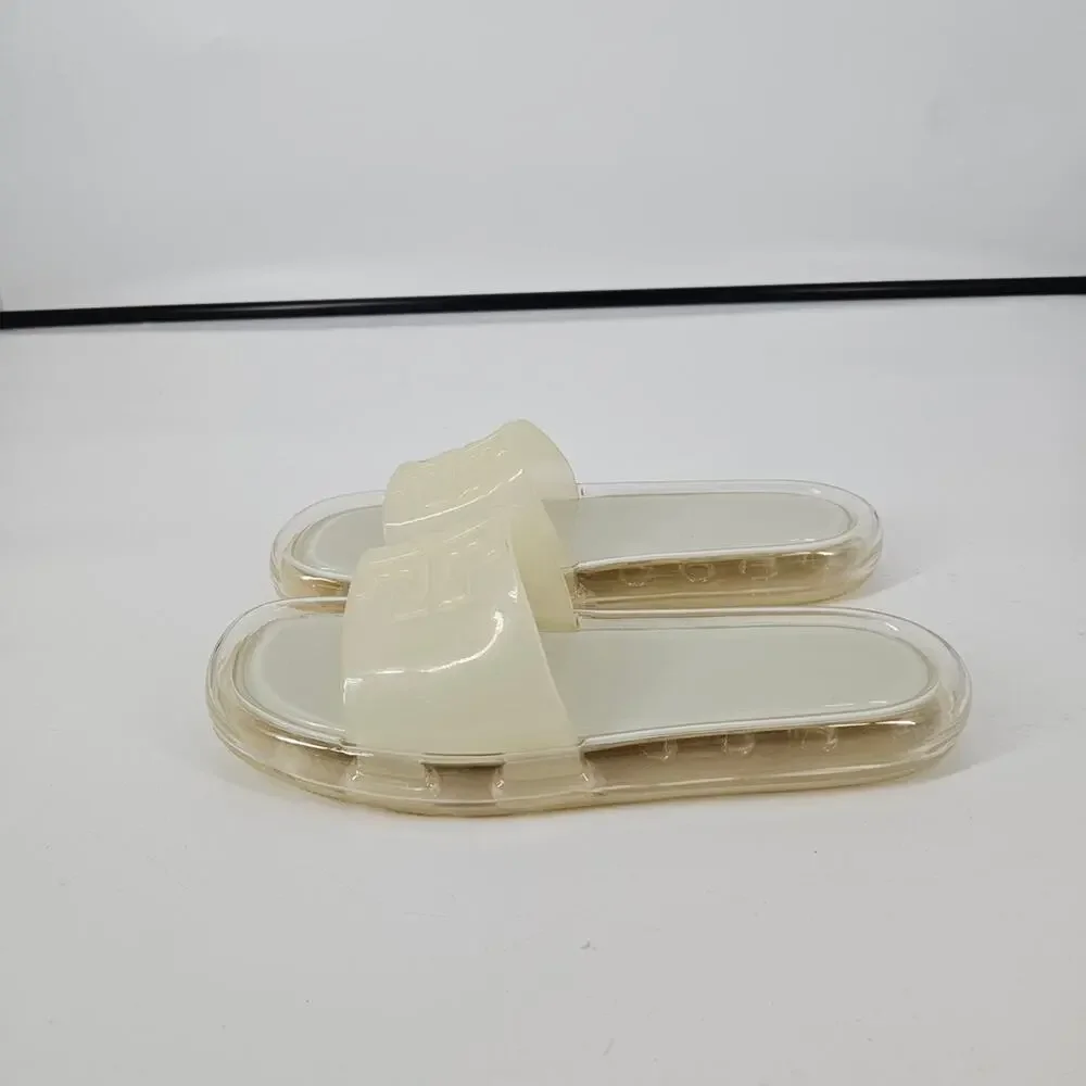 Tory Burch New Ivory Bubble Jelly Slide Sandals 11